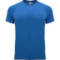 Męska Koszulka Sportowa Z Krótkim Rękawem Bahrain. Niebieskie t-shirty sportowe męskie ROLY, m, bez ramiączek, trekkingowe. Za 27.99 zł.