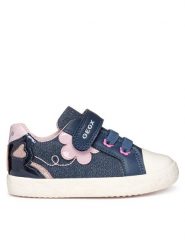 Geox Sneakersy B Gisli B551MB 00954 C4005 S Granatowy. Niebieskie buty sportowe dziewczęce Geox, bez wzorów, z materiału, bez zapięcia. Za 179.99 zł.
