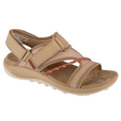 Sandały damskie, Terran 4 Backstrap W Sandal. Brązowe obuwie trekkingowe damskie MERRELL, bez wzorów, ze skóry, bez obcasa. Za 462.00 zł.