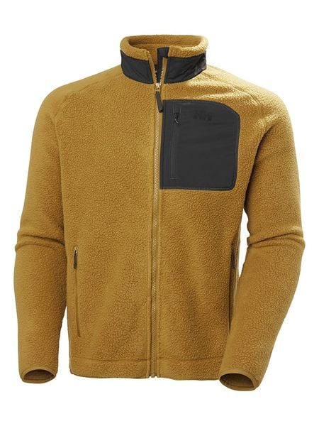 Helly Hansen Kurtka polarowa "Panorama" w kolorze musztardowym rozmiar: XXL. Żółte kurtki męskie Helly Hansen, xxl, bez wzorów, z polaru, bez kaptura. Za 218.57 zł.