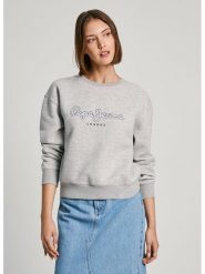 Pepe Jeans Bluza w kolorze jasnoszarym rozmiar: XS. Szare bluzy bez kaptura damskie Pepe Jeans, xs, z bawełny. Za 109.78 zł.