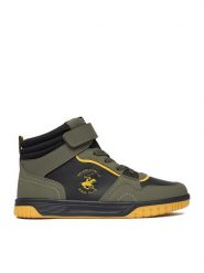 Beverly Hills Polo Club Sneakersy CEO-AVO-333-097A Khaki. Brązowe buty sportowe chłopięce Beverly Hills Polo Club, ze skóry, bez zapięcia. Za 179.99 zł.