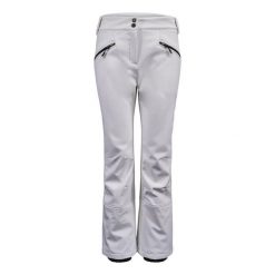 Damskie spodnie narciarskie softshell Killtec Thônes. Białe spodnie materiałowe damskie KILLTEC, bez wzorów, z materiału. Za 431.20 zł.