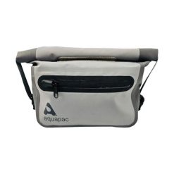 Wodoszczelna torba na biodra Aquapac. Szare torebki klasyczne damskie AQUAPAC, bez wzorów, bez dodatków. Za 266.00 zł.