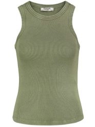 Sublevel Top w kolorze oliwkowym rozmiar: XL. Brązowe topy sportowe damskie Sublevel, xl, bez wzorów, prążkowane, bez ramiączek. Za 43.99 zł.
