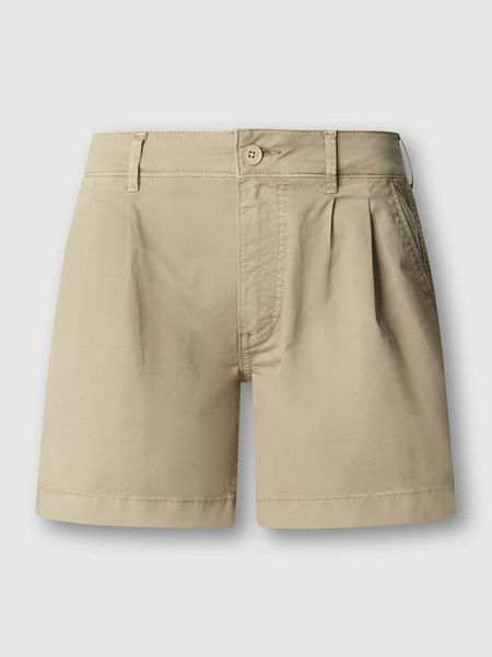 Pepe Jeans Szorty "Vania" w kolorze beżowym rozmiar: W29. Brązowe szorty damskie Pepe Jeans, z aplikacjami, z jeansu. Za 135.81 zł.