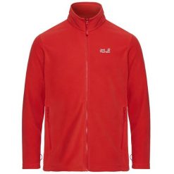 Bluza treningowa męska Jack Wolfskin Taunus 100. Czerwone bluzy bez kaptura męskie Jack Wolfskin, l, z materiału. Za 289.99 zł.
