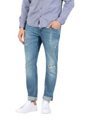 Timezone Dżinsy "Scott" - Slim fit - w kolorze niebieskim rozmiar: W32/L32. Niebieskie jeansy męskie Timezone. Za 144.92 zł.
