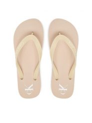 Calvin Klein Jeans Japonki Beach Sandal Transparent Tpu YW0YW01829 Różowy. Czerwone klapki damskie Calvin Klein Jeans, bez wzorów, z jeansu, bez obcasa. Za 119.99 zł.