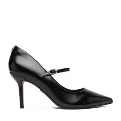 Szpilki Nine West. Czarne szpilki Nine West, bez wzorów, bez obcasa. Za 249.99 zł.