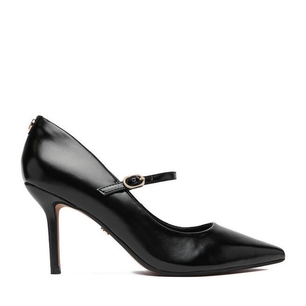 Szpilki Nine West. Czarne szpilki Nine West, bez wzorów, bez obcasa. Za 249.99 zł.