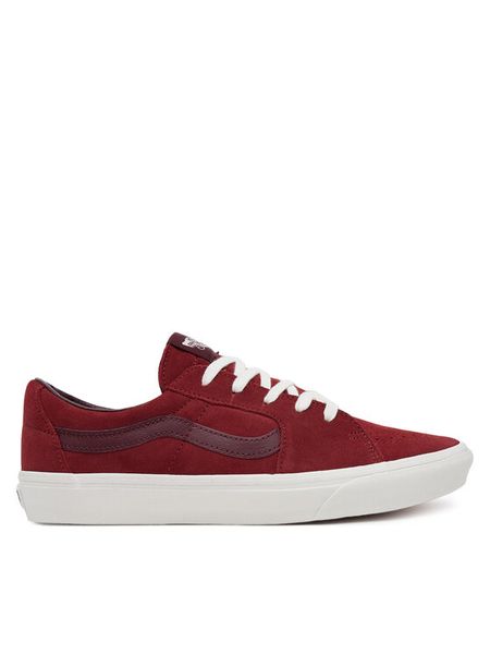 Vans Tenisówki SK8-Low VN0009QRRED1 Czerwony. Czerwone trampki i tenisówki męskie Vans, bez wzorów, ze skóry, bez zapięcia. Za 219.99 zł.
