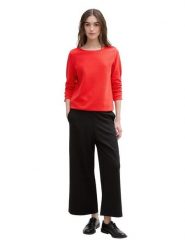 TOM TAILOR Denim Bluza w kolorze czerwonym rozmiar: XS. Czerwone bluzy bez kaptura damskie Tom Tailor Denim, xs, z bawełny. Za 74.28 zł.