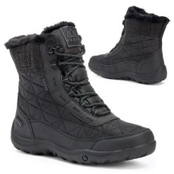 Śniegowce damskie KADVA Rava Mid WP. Czarne obuwie trekkingowe damskie KADVA, na zimę. Za 169.99 zł.