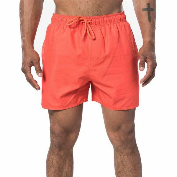 Strój kąpielowy Męski Offset Volley. Czerwone bokserki męskie Rip Curl, bez wzorów, z materiału. Za 143.25 zł.