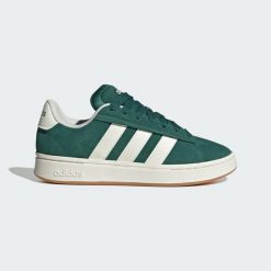 Buty Grand Court Alpha. Zielone buty sportowe na co dzień damskie Adidas, bez wzorów. Za 393.30 zł.
