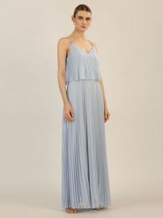 APART Sukienka w kolorze jasnoszarym rozmiar: 38. Szare sukienki damskie Apart, na co dzień, bez wzorów, bez kołnierzyka, bez ramiączek, maxi, proste. Za 254.14 zł.