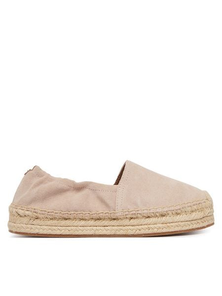 BOSS Espadryle Madeira 50563438 Czerwony. Czerwone espadryle damskie Boss, bez wzorów, ze skóry, bez obcasa. Za 699.99 zł.