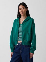 GAP Bluza w kolorze zielonym rozmiar: L. Zielone bluzy z kapturem damskie GAP, l. Za 154.95 zł.