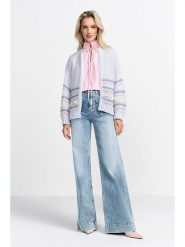 Rich & Royal Kardigan w kolorze błękitno-jasnoróżowym rozmiar: L. Niebieskie kardigany damskie Rich & Royal, l, bez wzorów. Za 283.48 zł.