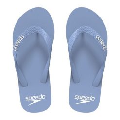 Klapki basenowe antypoślizgowe męskie Speedo Slide. Niebieskie klapki i japonki męskie Speedo, z materiału. Za 94.99 zł.