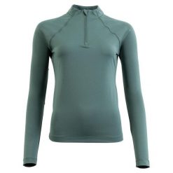 Damska koszulka jeździecka z zamkiem 1/4 BR Equitation CLX. Niebieskie t-shirty damskie BR, l, bez wzorów, z materiału, bez kołnierzyka. Za 302.00 zł.