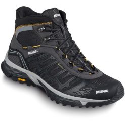 Buty turystyczne męskie Meindl Finale Mid GTX. Czarne buty trekkingowe męskie MEINDL, z gore-texu, bez zapięcia, trekkingowe, gore-tex. Za 845.91 zł.