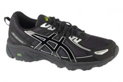 Buty sportowe Sneakersy męskie, Gel-Venture 6. Czarne buty sportowe na co dzień męskie Asics, z materiału, bez zapięcia, trekkingowe. Za 379.99 zł.