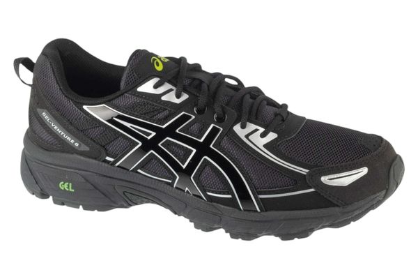 Buty sportowe Sneakersy męskie, Gel-Venture 6. Czarne buty sportowe na co dzień męskie Asics, z materiału, bez zapięcia, trekkingowe. Za 379.99 zł.