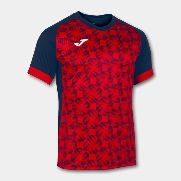 Koszulka do piłki nożnej męska Joma Supernova III. Czerwone t-shirty sportowe męskie Joma, m, bez ramiączek, do piłki nożnej. Za 137.70 zł.