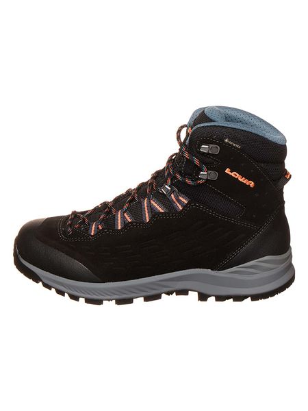 LOWA Skórzane botki trekkingowe "Explorer II GTX" w kolorze czarnym rozmiar: 40. Czarne obuwie trekkingowe damskie Lowa. Za 437.17 zł.