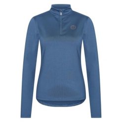 Damska koszulka do jazdy konnej Imperial Riding Amy. Niebieskie t-shirty damskie IMPERIAL RIDING, bez wzorów, bez kołnierzyka. Za 221.50 zł.