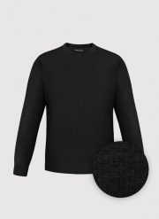 PAKO LORENTE - Czarny sweter męski v-neck. Czarne swetry męskie Pako Lorente, na jesień, m, bez wzorów, z bawełny, bez kołnierzyka. Za 199.99 zł.