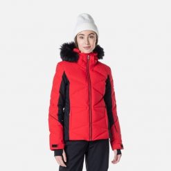 Kurtka narciarska damska Rossignol W Staci. Czerwone kurtki damskie Rossignol, s, bez wzorów, bez kaptura, narciarskie. W wyprzedaży za 1,459.00 zł.