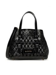 Badura Torebka WEN-07 Czarny. Czarne torebki klasyczne damskie Badura, bez wzorów, z materiału, bez dodatków. Za 229.99 zł.