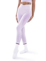 Athleas Legginsy sportowe "Samira" w kolorze jasnoróżowym rozmiar: L/XL. Różowe legginsy damskie Athleas, l, bez wzorów, z materiału. Za 173.99 zł.