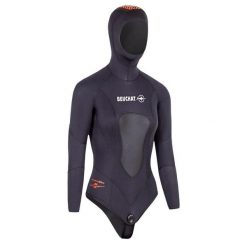 Damska bluza z kapturem do nurkowania Beuchat Athena 5 mm. Czarne bluzy z kapturem damskie BEUCHAT, xl. W wyprzedaży za 584.50 zł.