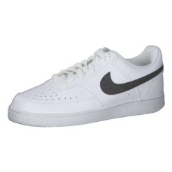Buty męskie sportowe do chodzenia Nike COURT VISION LO NN. Białe buty sportowe na co dzień męskie Nike, z materiału, bez zapięcia, trekkingowe, nike court. Za 299.99 zł.