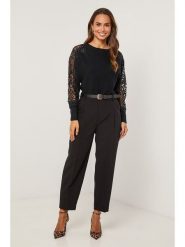 Soft Cashmere Sweter w kolorze czarnym rozmiar: 38/40. Czarne swetry klasyczne damskie Soft Cashmere, z kaszmiru, bez kołnierzyka. Za 152.98 zł.