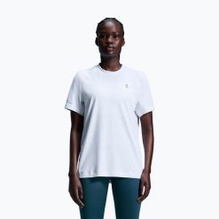 Koszulka treningowa damska On Active-T white. Białe bluzki sportowe damskie On, bez kołnierzyka, bez ramiączek. Za 219.99 zł.