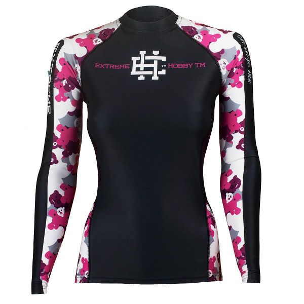 Koszulka Sportowa Rashguard damski MMA EXTREME HOBBY TEDDY BEAR. Czarne bielizna termoaktywna damska EXTREME HOBBY, xl, bez wzorów, z bawełny. Za 209.00 zł.