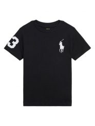 Polo Ralph Lauren T-Shirt 322832907055 Czarny Regular Fit. Czarne t-shirty chłopięce Polo Ralph Lauren, bez wzorów, z bawełny, bez ramiączek. Za 249.99 zł.