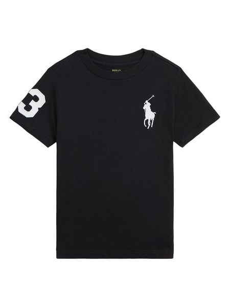 Polo Ralph Lauren T-Shirt 322832907055 Czarny Regular Fit. Czarne t-shirty chłopięce Polo Ralph Lauren, bez wzorów, z bawełny, bez ramiączek. Za 249.99 zł.