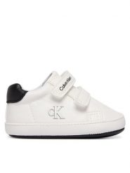 Calvin Klein Sneakersy V0B9-83273-1582X002 Biały. Białe buty sportowe chłopięce CALVIN KLEIN, ze skóry, bez zapięcia. Za 239.99 zł.