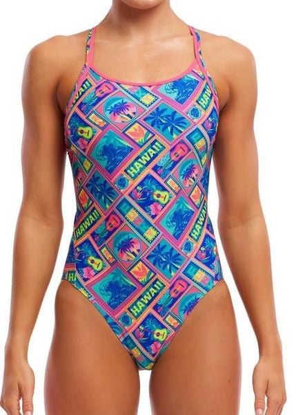 Strój kąpielowy jednoczęściowy FUNKITA Coco Canel - Diamond Back. Brązowe stroje jednoczęściowe damskie FUNKITA, s, bez wzorów. Za 219.99 zł.