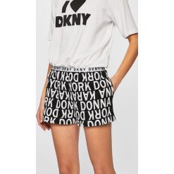 Dkny - Szorty piżamowe. Czarne piżamy damskie DKNY, s, bez wzorów, z bawełny, bez ramiączek. W wyprzedaży za 169.90 zł.