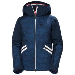 Damska kurtka narciarska Helly Hansen Motionista Infinity. Niebieskie kurtki damskie Helly Hansen, bez wzorów, bez kaptura, narciarskie. W wyprzedaży za 1,997.50 zł.