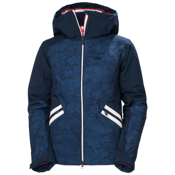Damska kurtka narciarska Helly Hansen Motionista Infinity. Niebieskie kurtki damskie Helly Hansen, bez wzorów, bez kaptura, narciarskie. W wyprzedaży za 1,997.50 zł.