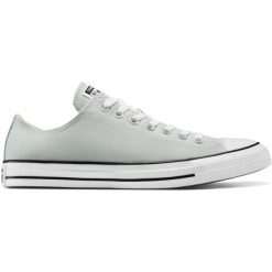 Buty sportowe Converse Chuck Taylor All Star. Szare buty sportowe na co dzień damskie Converse, bez wzorów, z materiału. Za 345.30 zł.