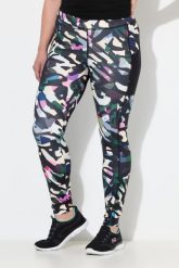 Damskie Legginsy sportowe szybkoschnące kieszenie z recyklingu. Czarne legginsy damskie Ulla Popken, plus size, bez wzorów, z elastanu. Za 211.99 zł.